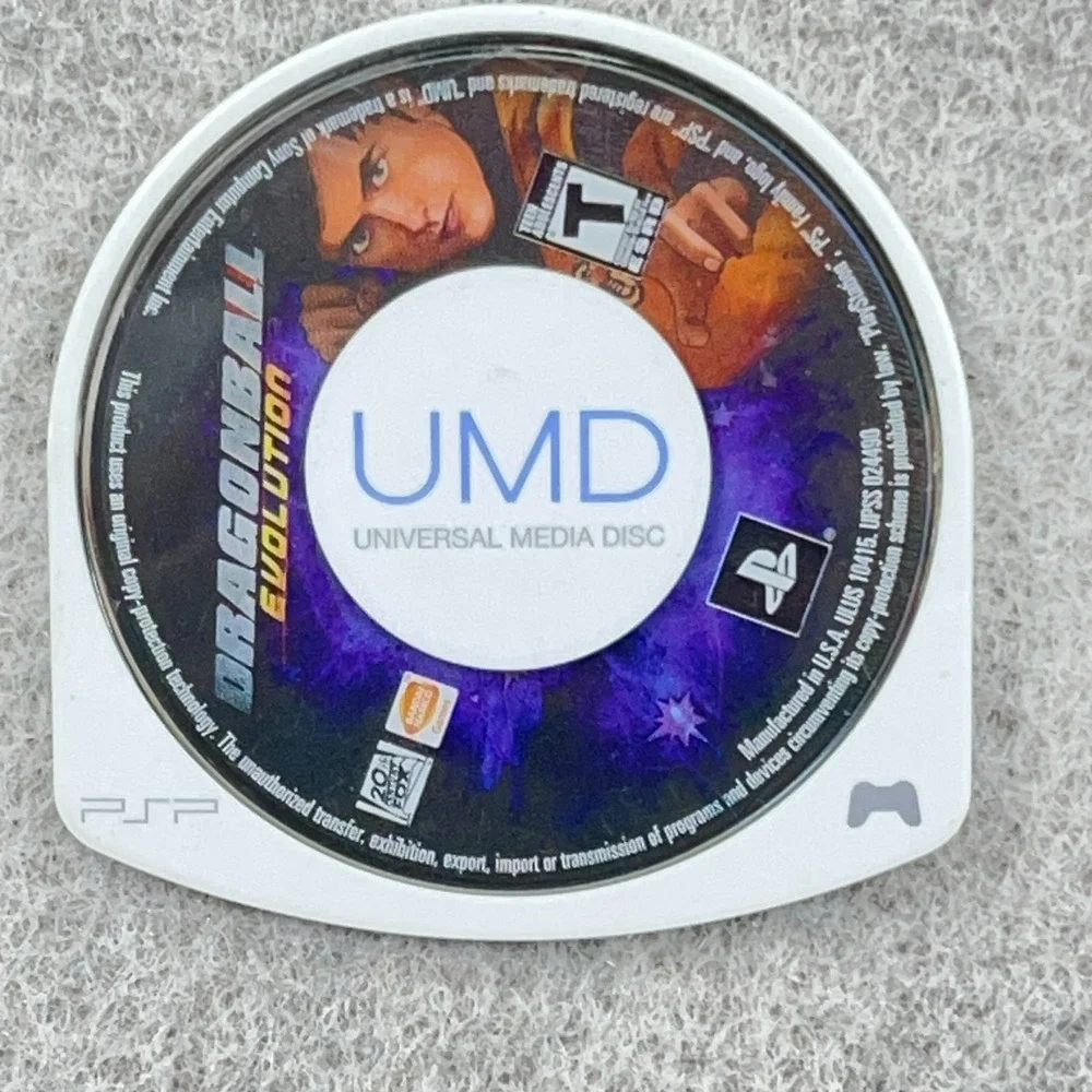 Dragon Ball Evolution Sony PSP UMD Black Label Disc Only Tested Works Authentic